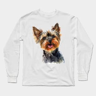 Cocker Spaniel Pop Art Water Color for Dog Lover Long Sleeve T-Shirt